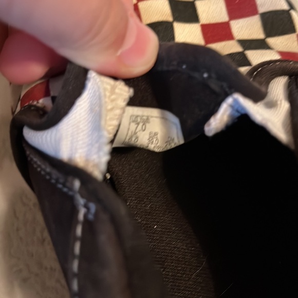 Vans slip on Red and black checker - Picture 2 of 2